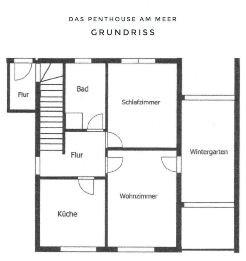 Das Penthouse Am Meer - Logenplatz An Der Foerde - Lyksborg Eksteriør billede